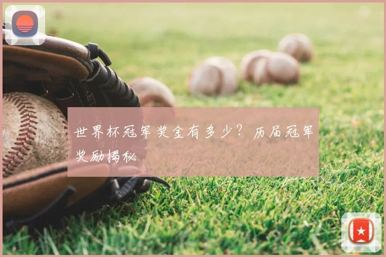 世界杯冠军奖金有多少？历届冠军奖励揭秘