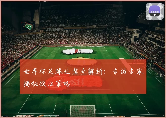 世界杯足球让盘全解析：专访专家揭秘投注策略